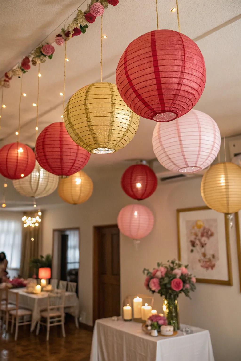 Brighten the room with DIY paper glimmers.