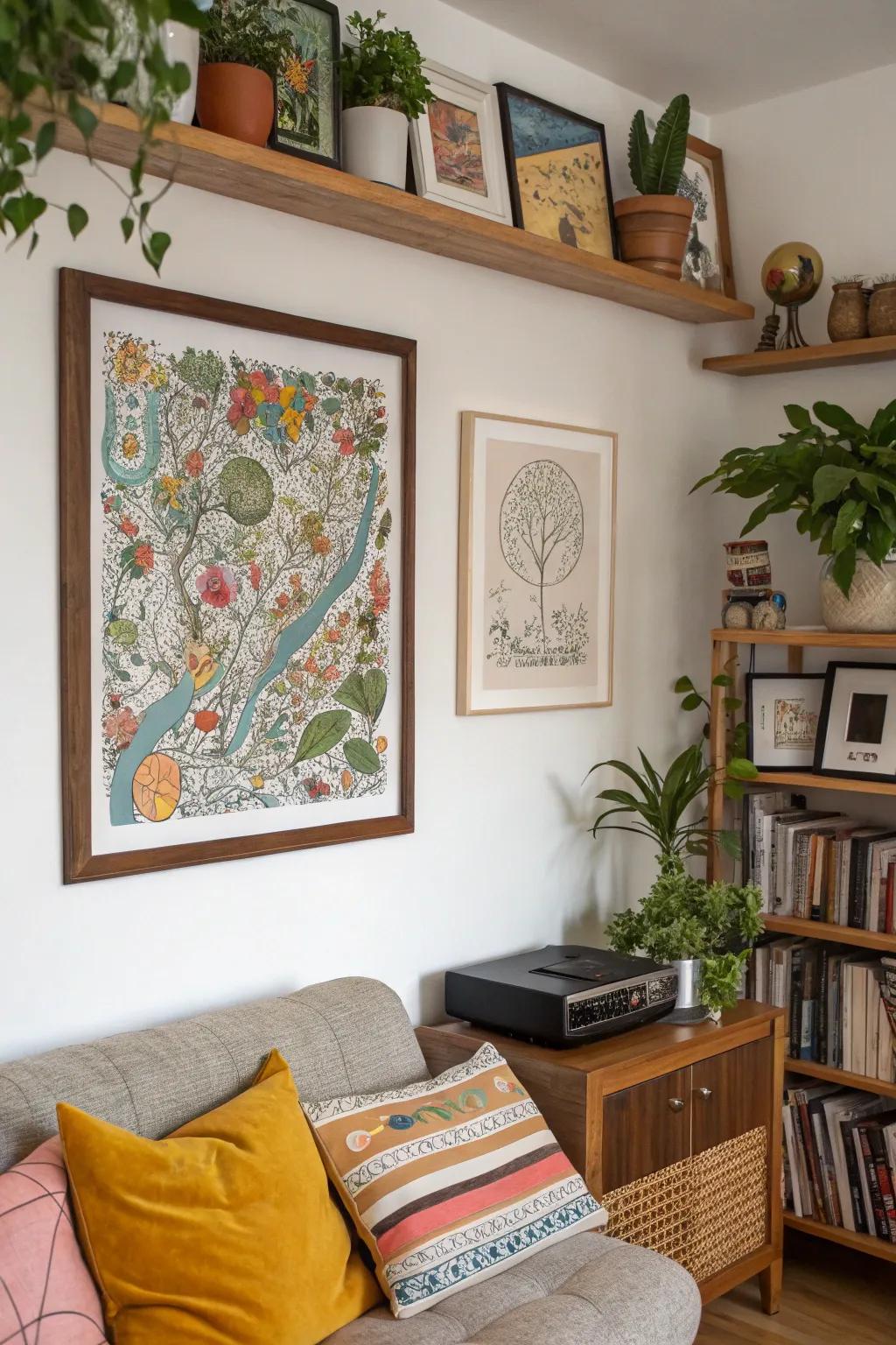 Doodles add a lighthearted, whimsical touch to your decor