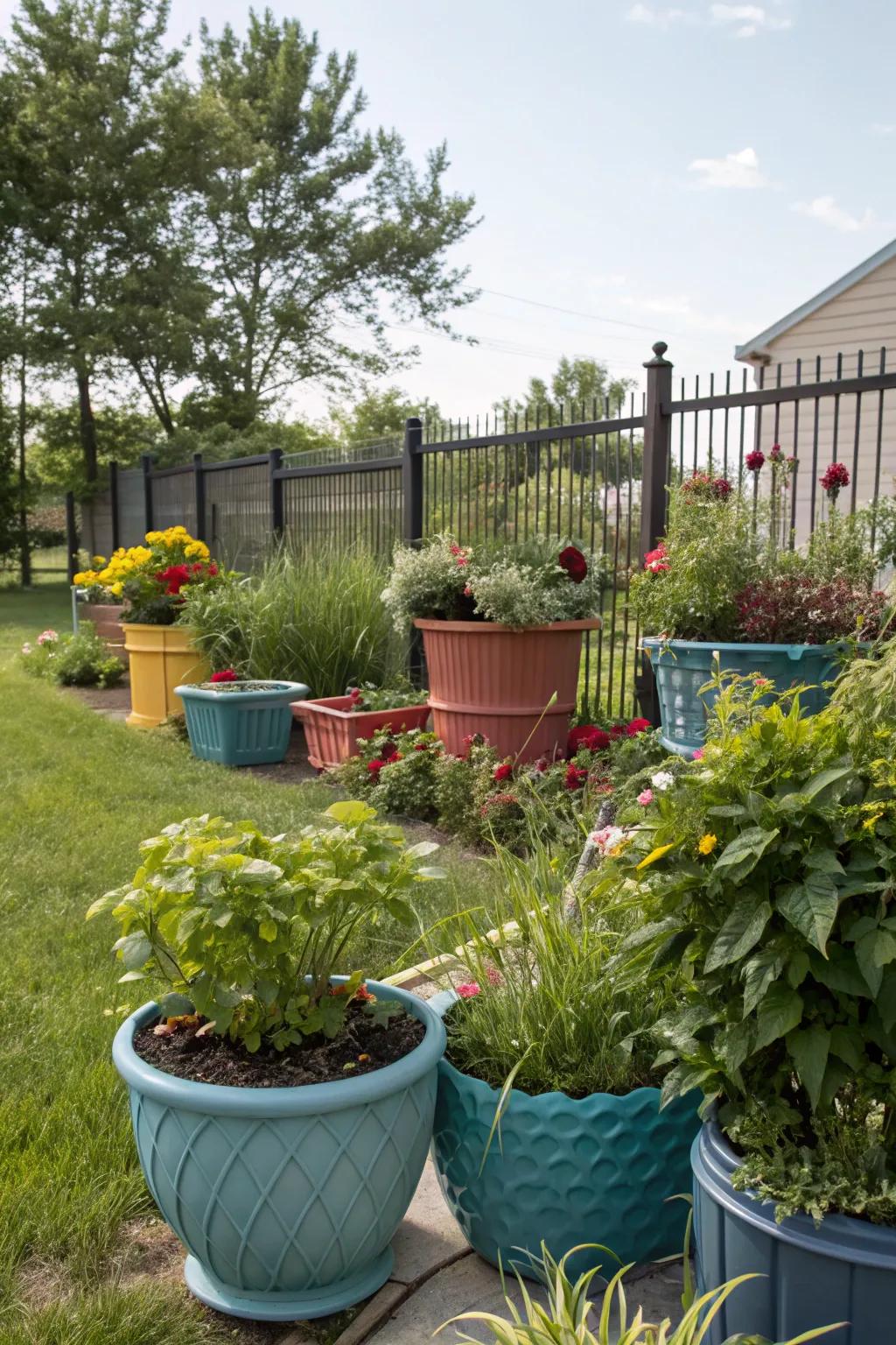 Container gardens are adaptable and offer a wide range of options.