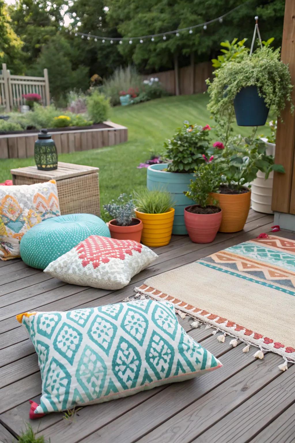 Ornamental elements give your outdoor space a personal touch.