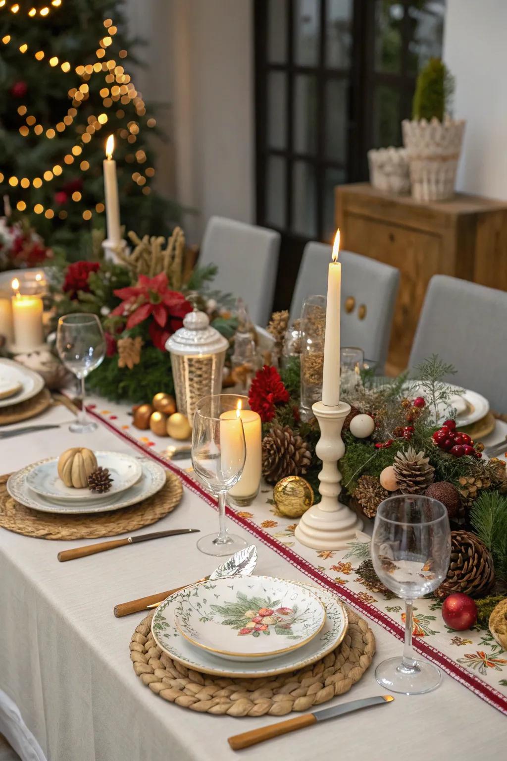 Seasonal features adding charm to the banquet presentation.