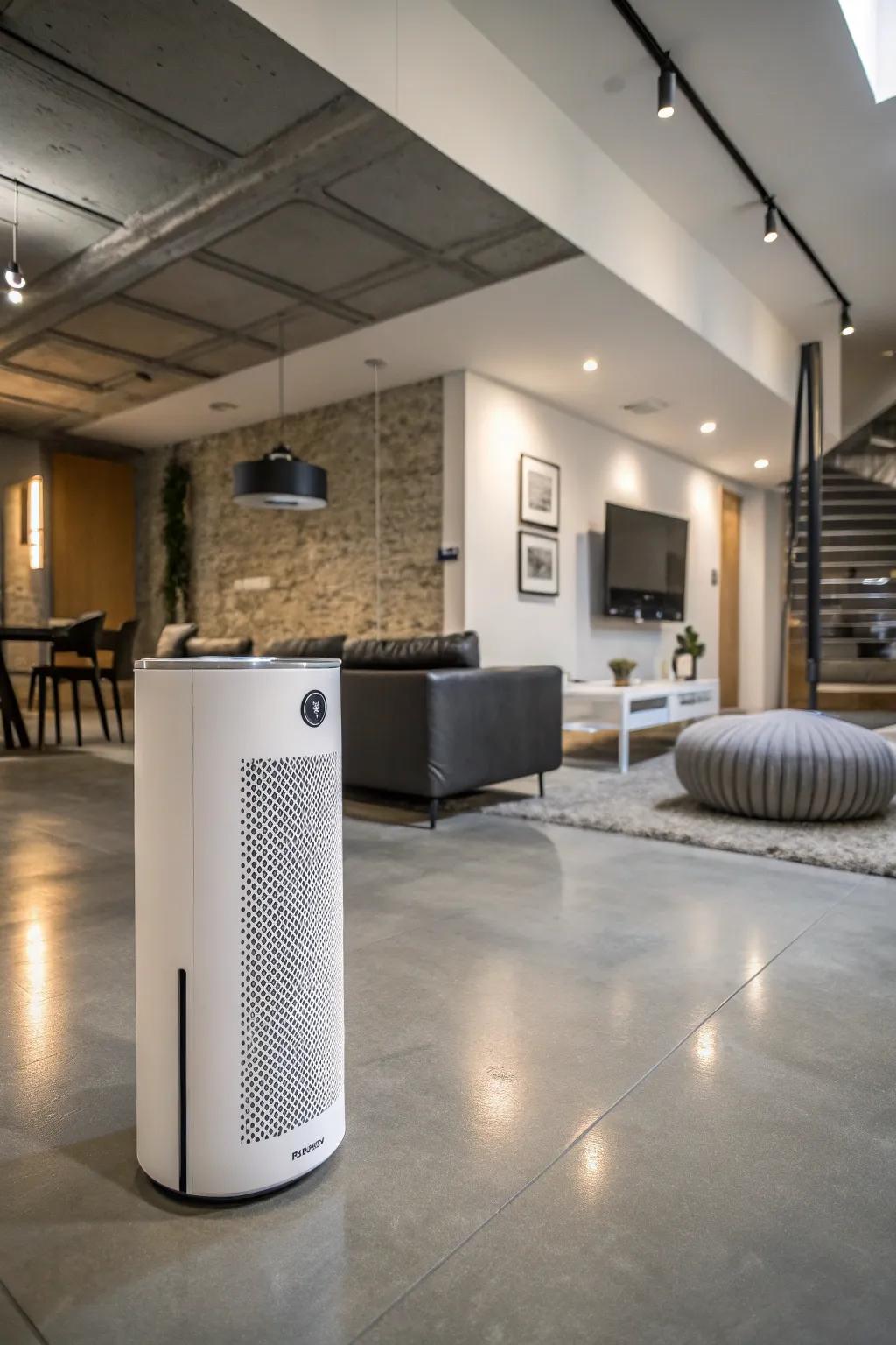 Atmosphere cleaners are great for removing pollution and making sure the air in your basement is healthy.