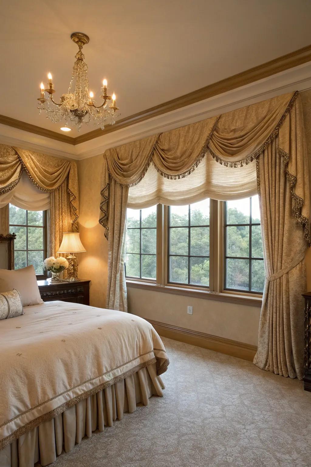 Window toppers add a tier of sophistication and refinement.