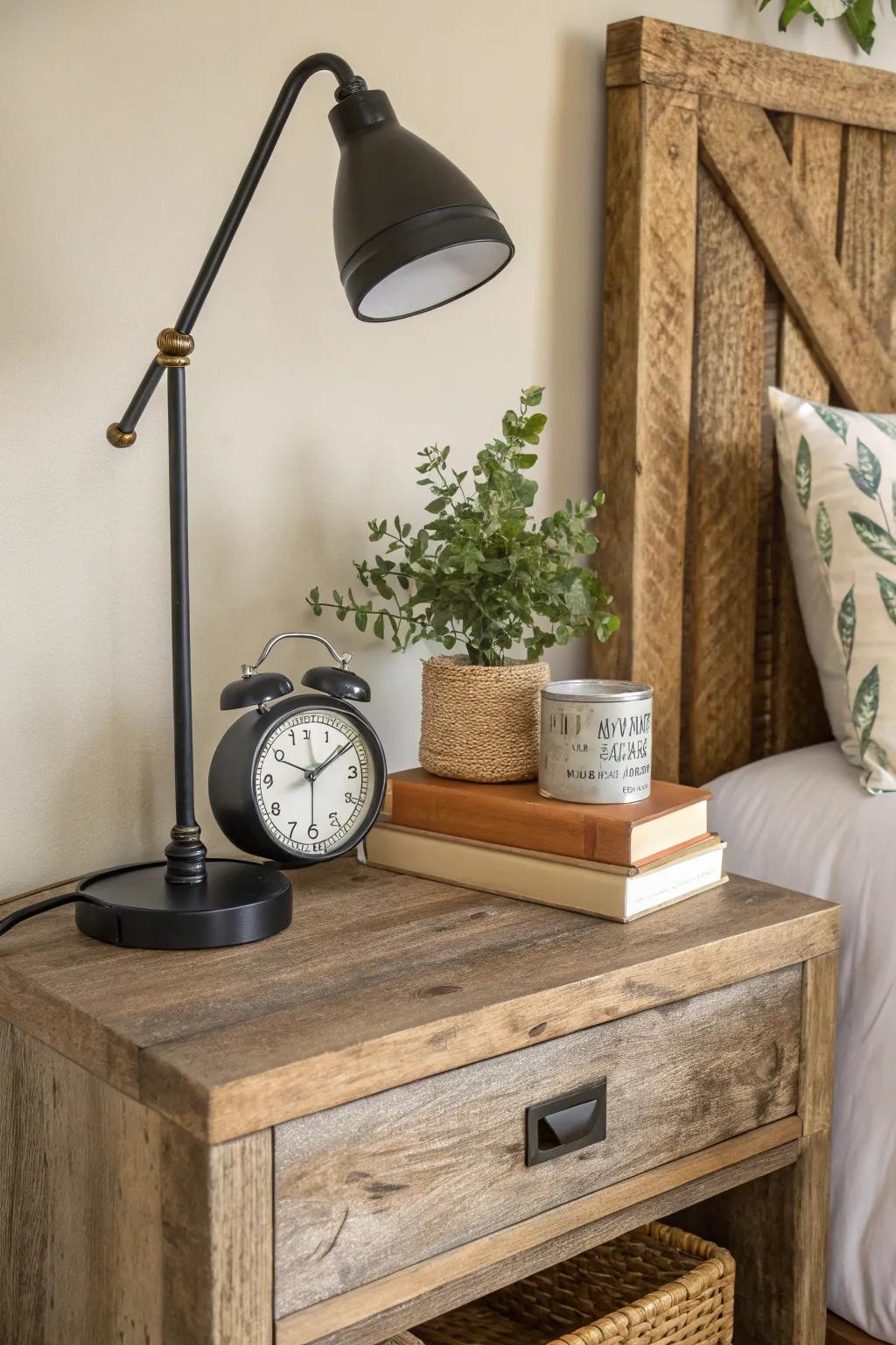 A combination of modern and countryside components enriches the charm.