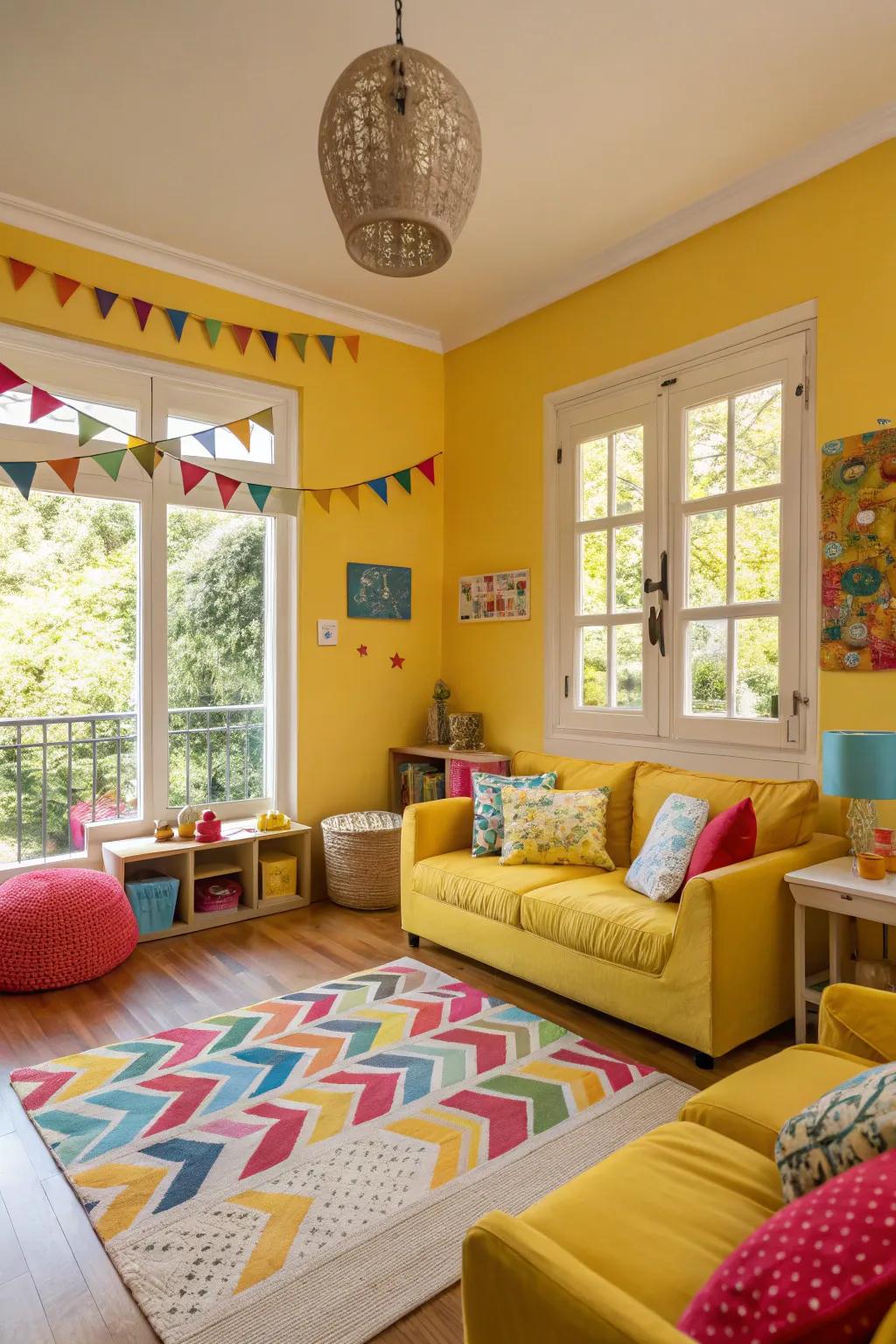 Illuminate your space with vibrant yellow