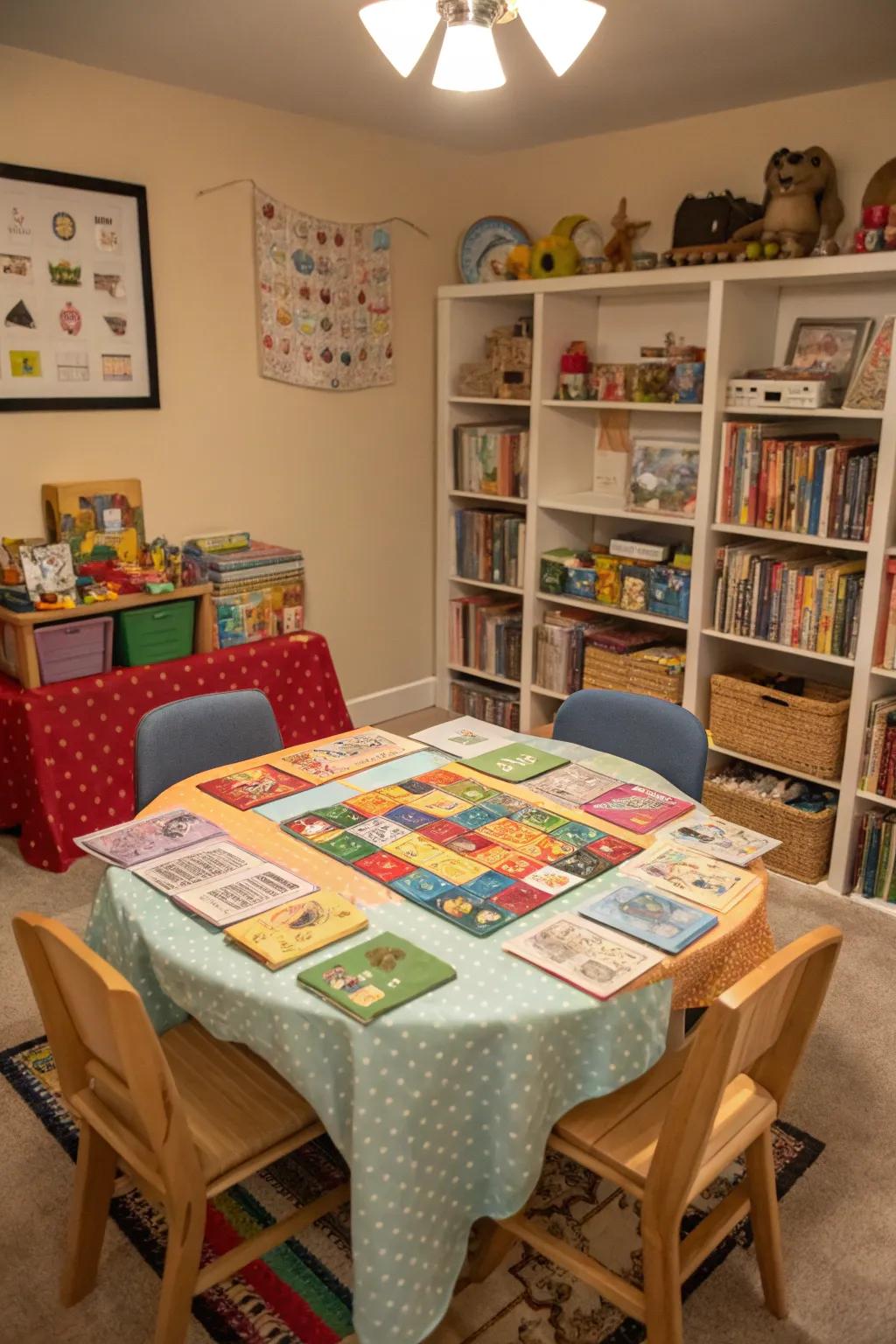 Bring family and friends together with a dedicated game area.