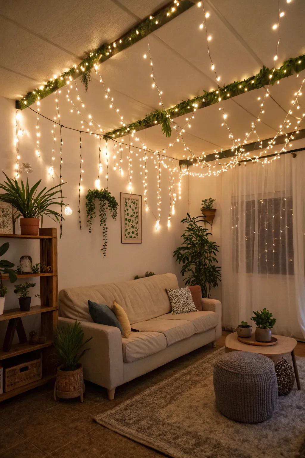 Twinkle lights bring a touch of magic to any birthday celebration.