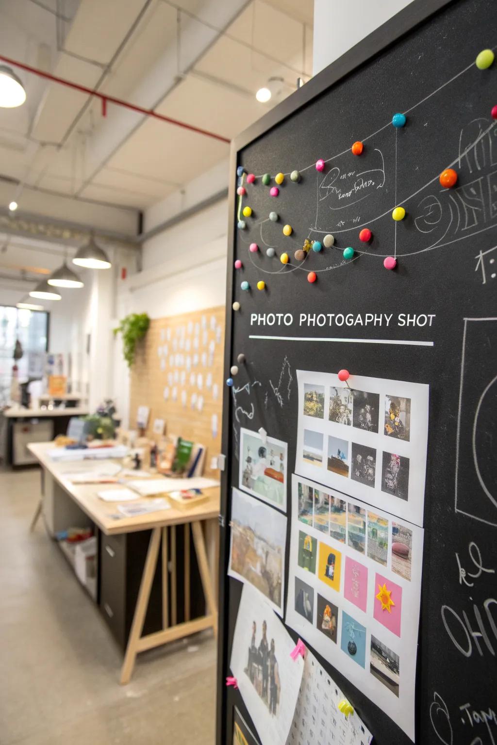 Let your creativity shine with a board that effortlessly combines notes and doodles.