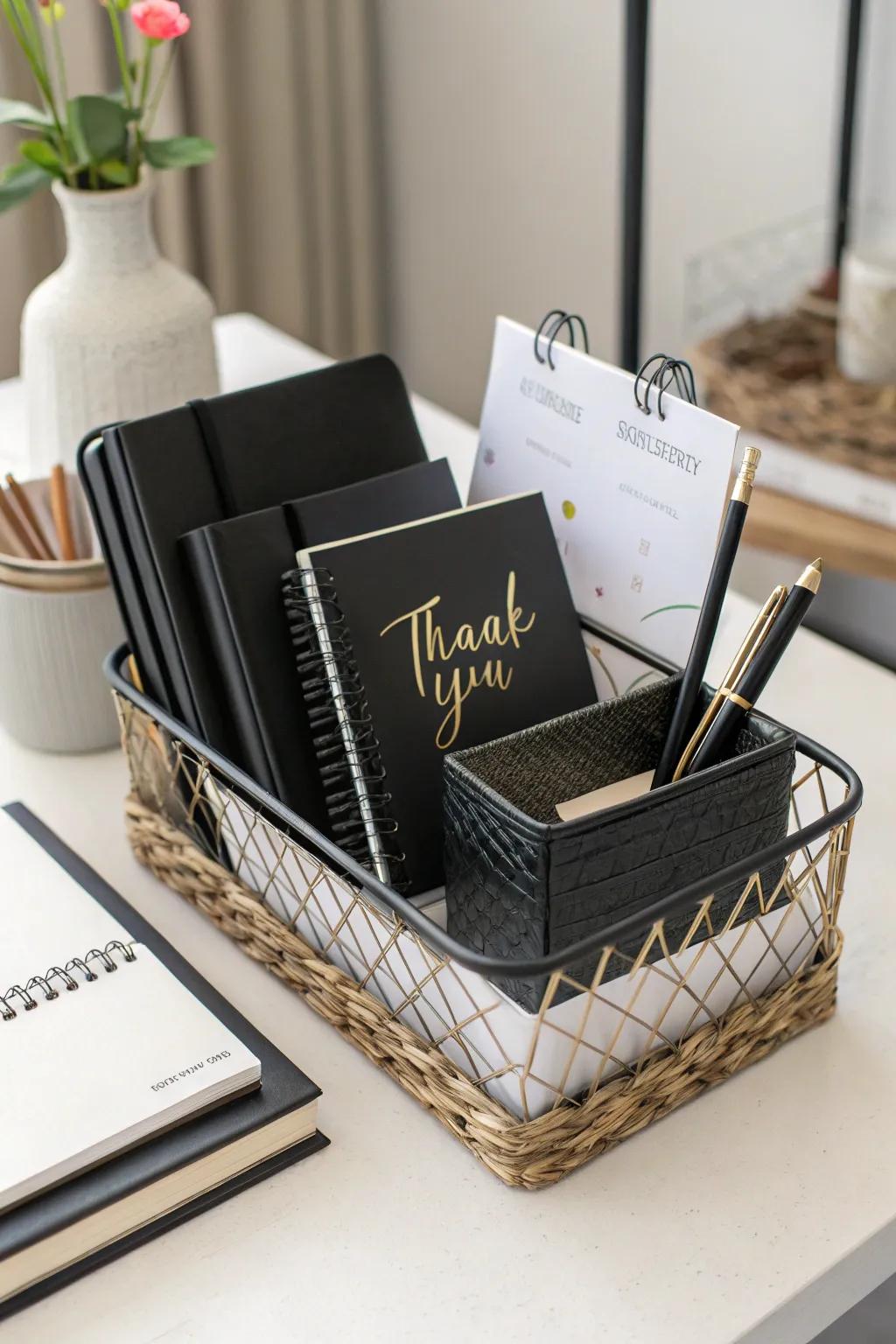 Refined stationery for the avid writer.