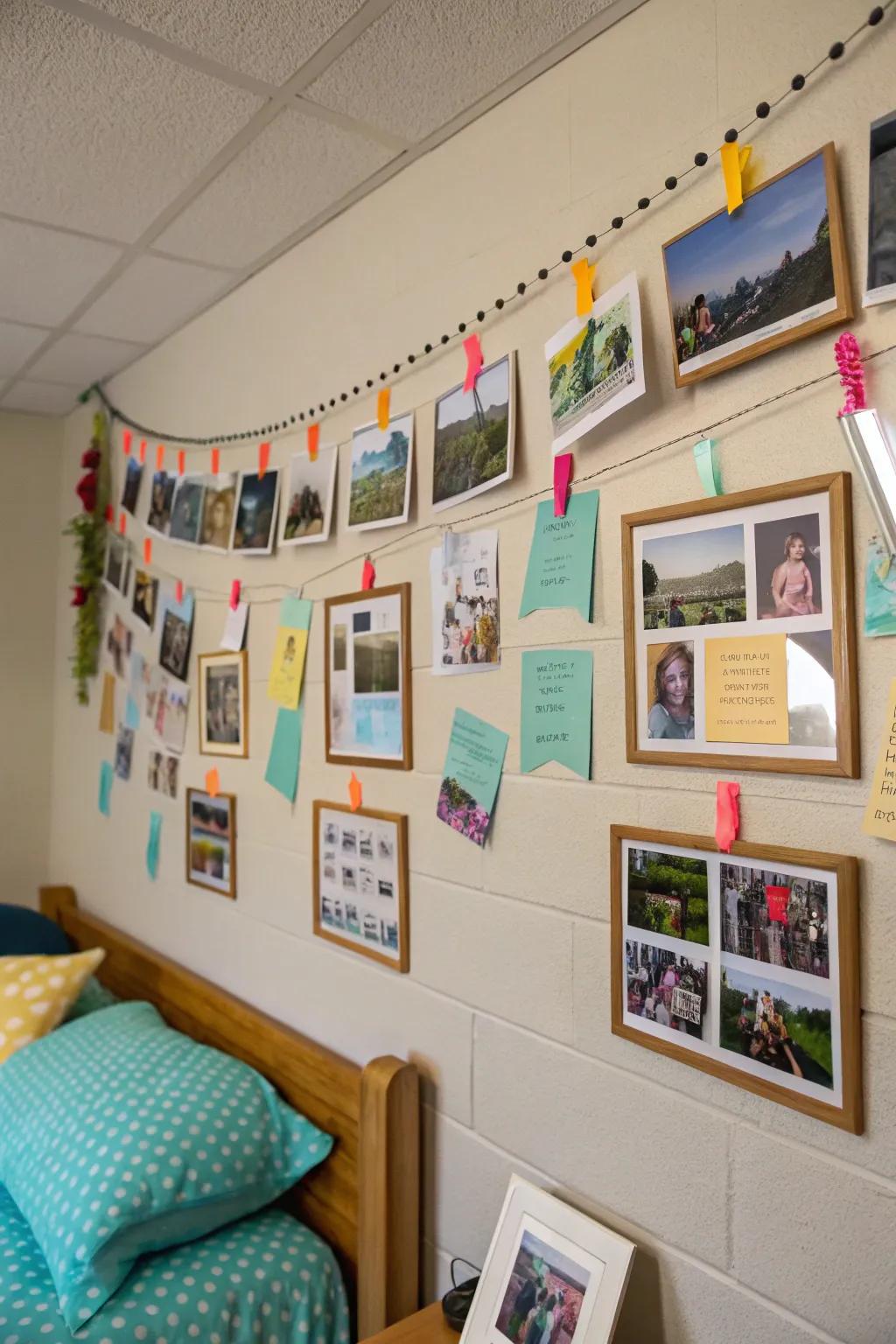 Unique touches personalize the space