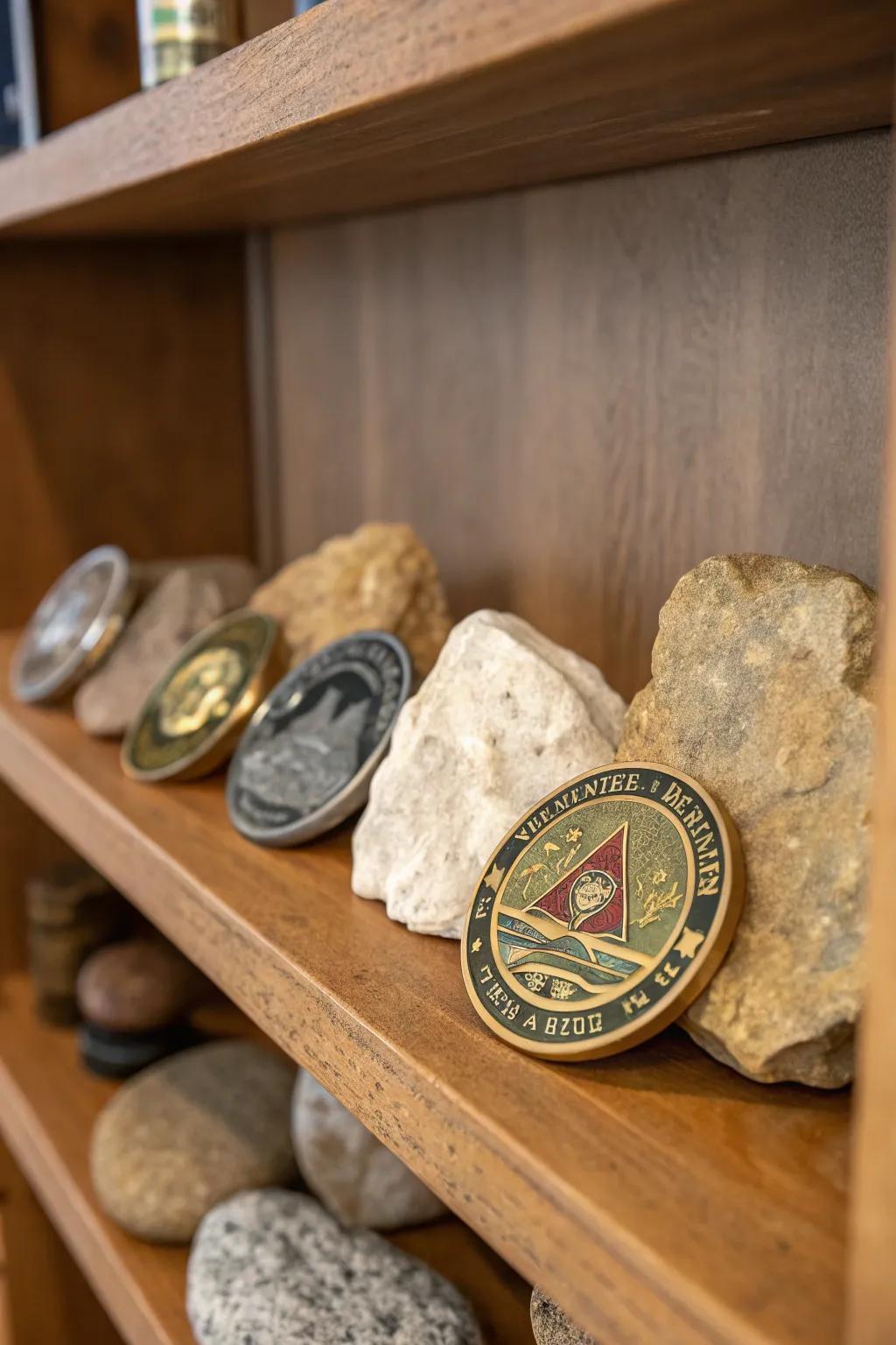 Integrating natural things contributes texture and intrigue.