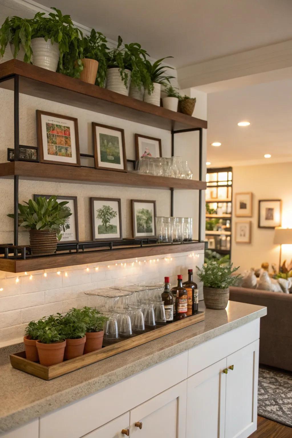 Decorative accents add personality and charm.