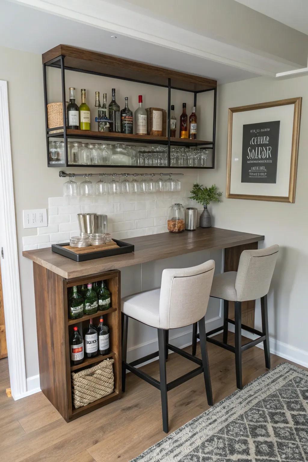 Streamlined layouts are great for making the best of restricted space.