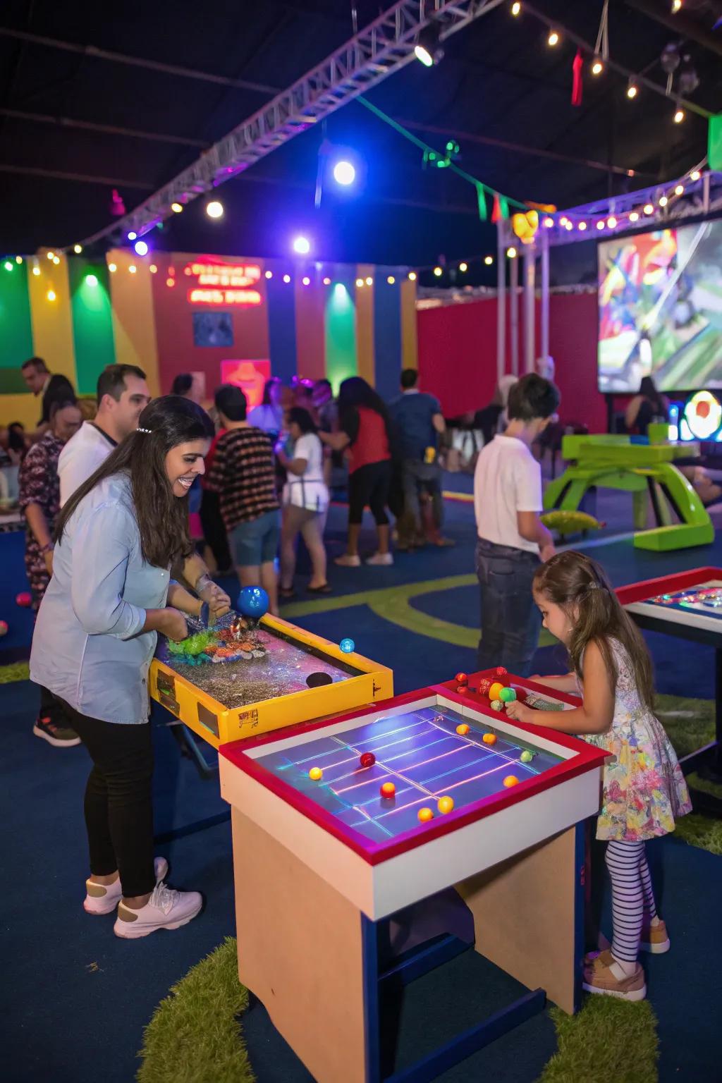 Engaging game zones guaranteeing continuous celebration enjoyment.