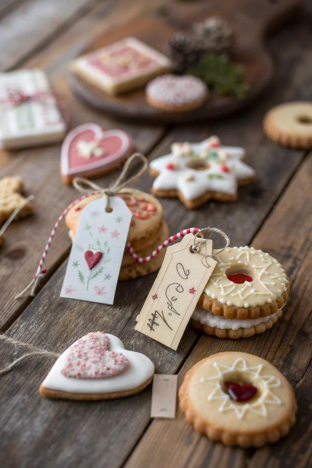 Tailored treat markers for a considerate detail.