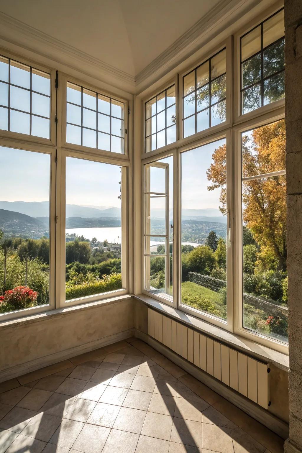 Sunlight intensifies the link to the great outdoors.
