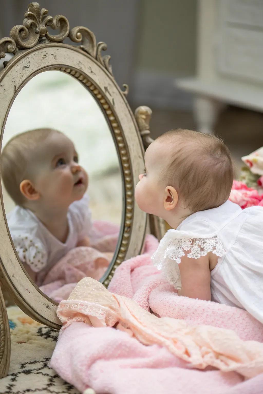 A moment of self-discovery captured beautifully.