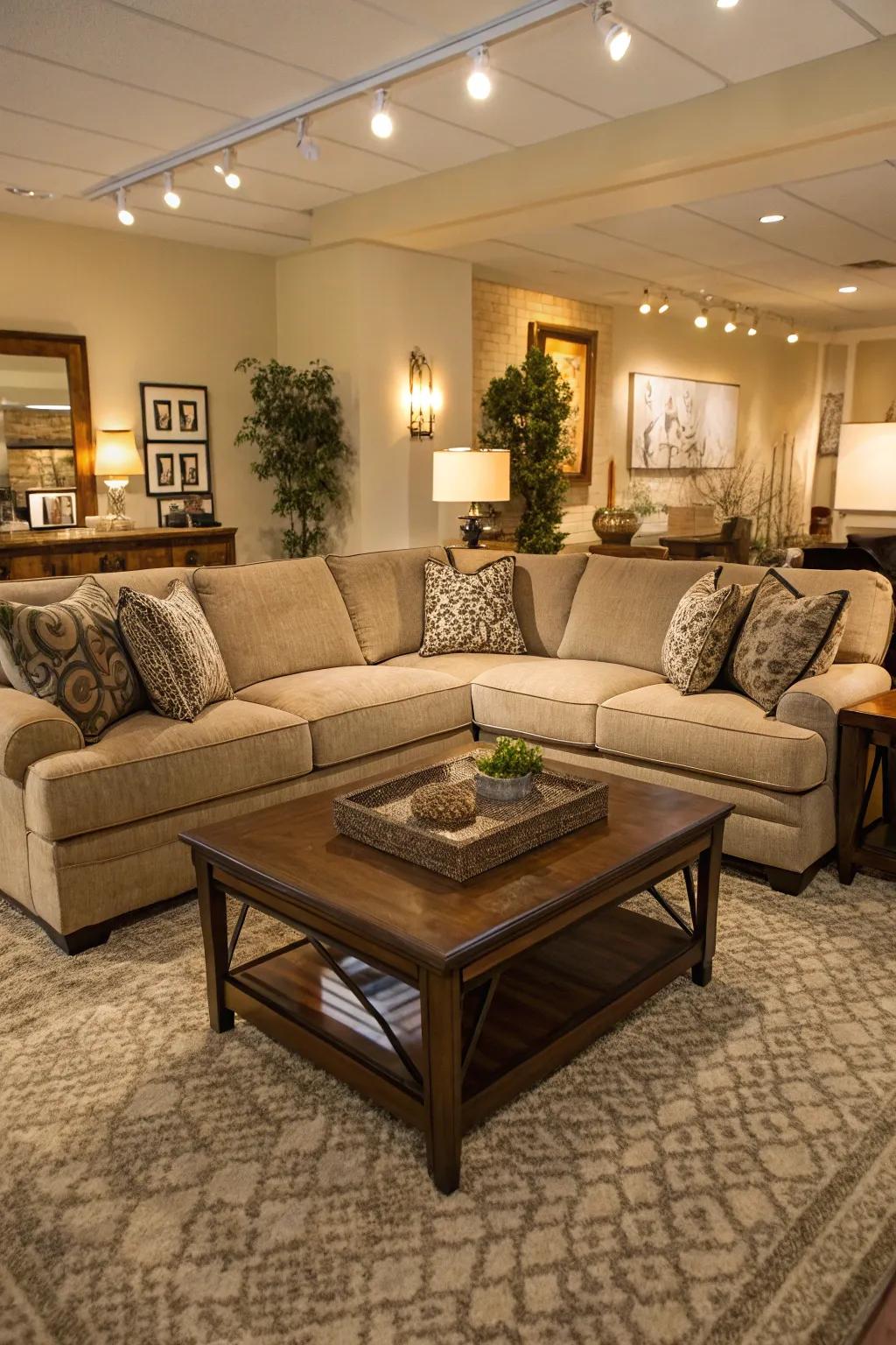 Style and function ensured by practical layouts.