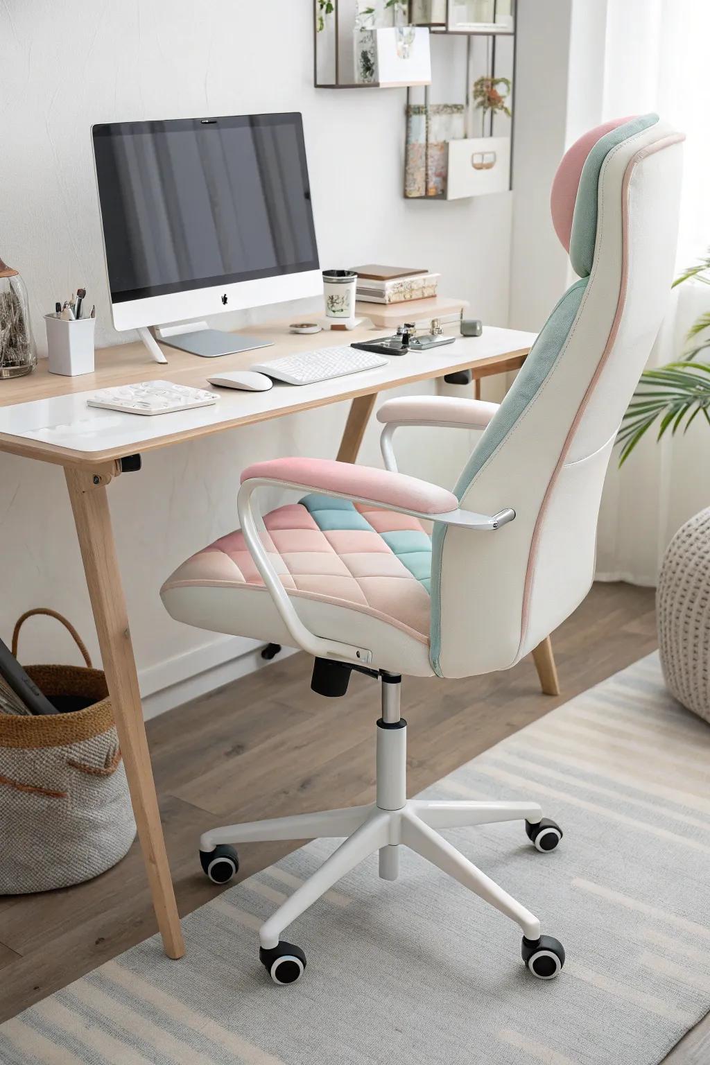 A comfortable seat that enhances your setup.