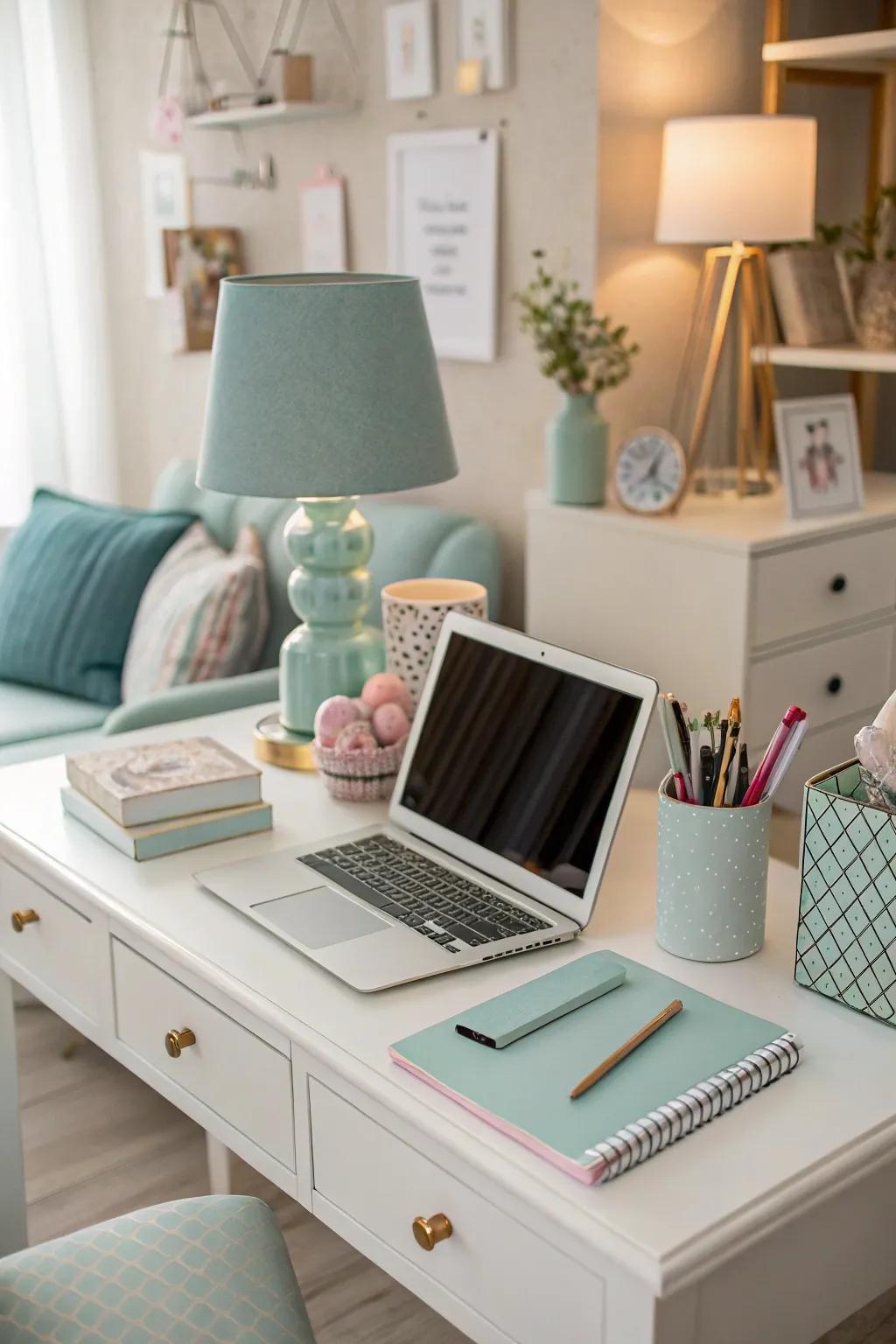 Color coordination brings visual harmony to your setup.