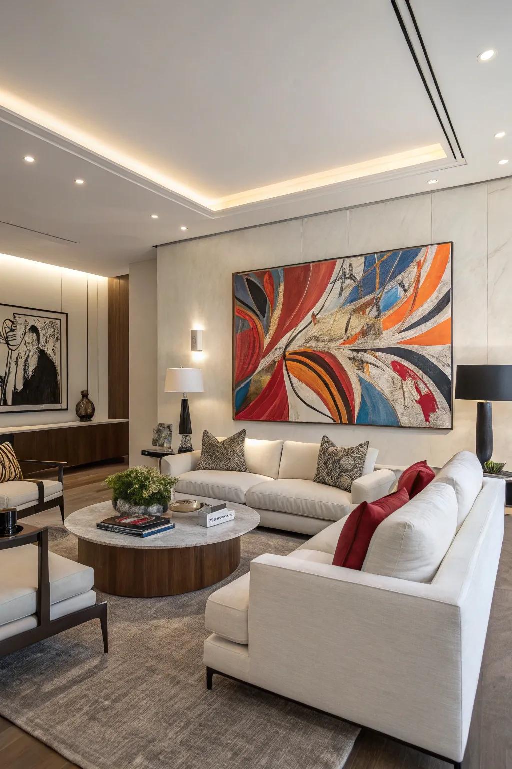 A focal piece that defines and enhances the atmosphere of the room.