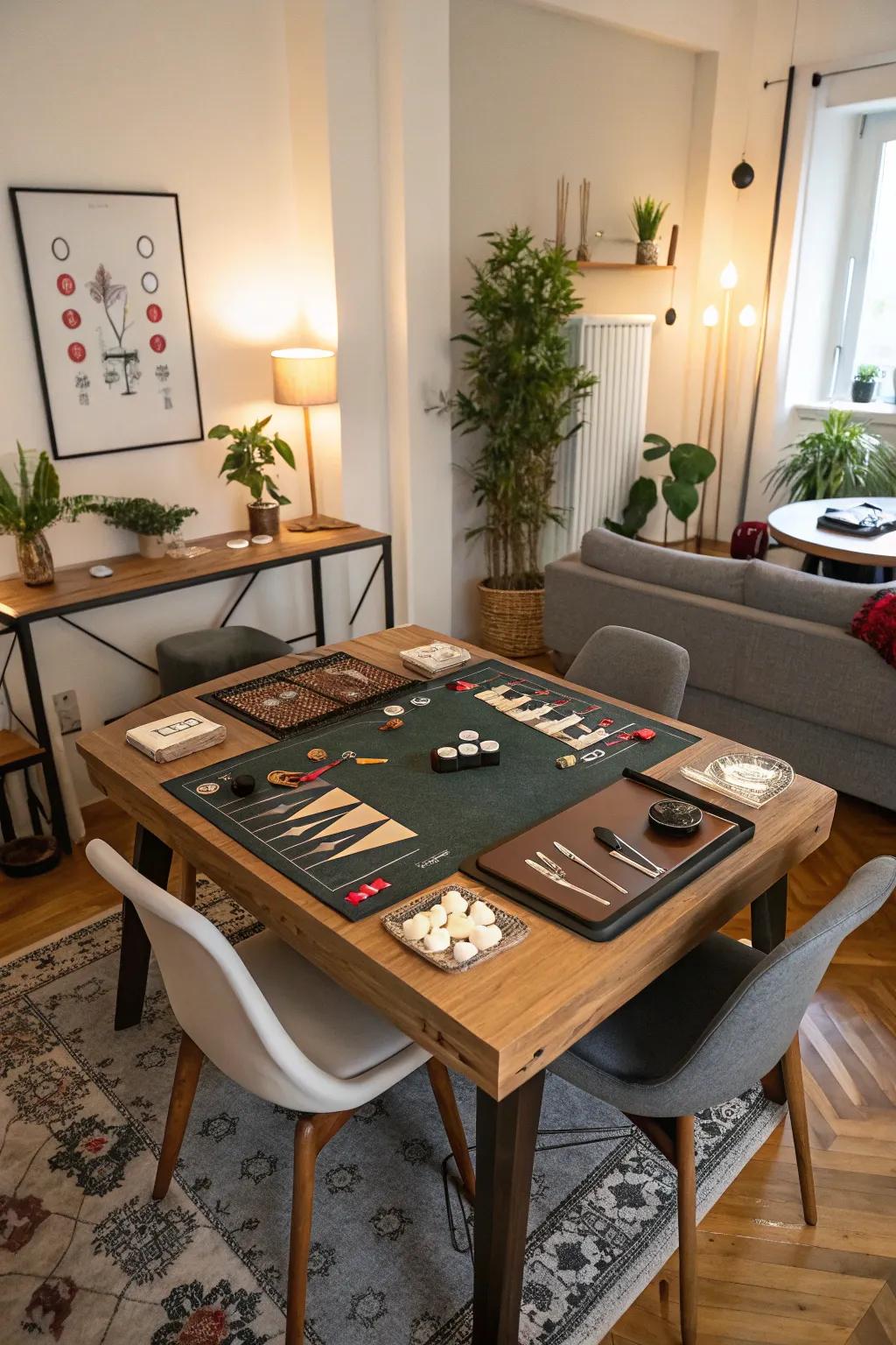 A convertible table is perfect for adaptable living.