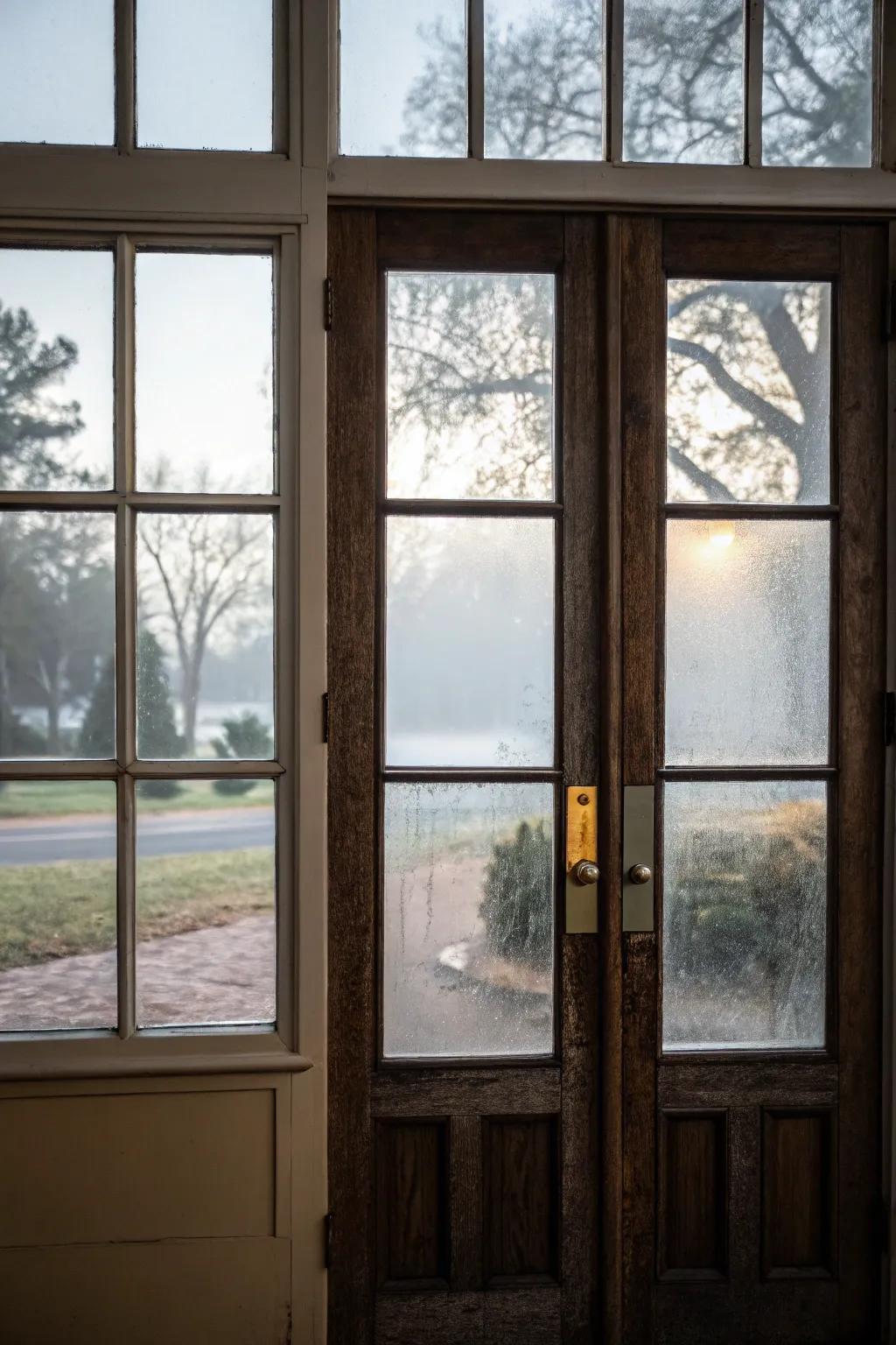 One-way mirror film provides daytime privacy without losing your view.
