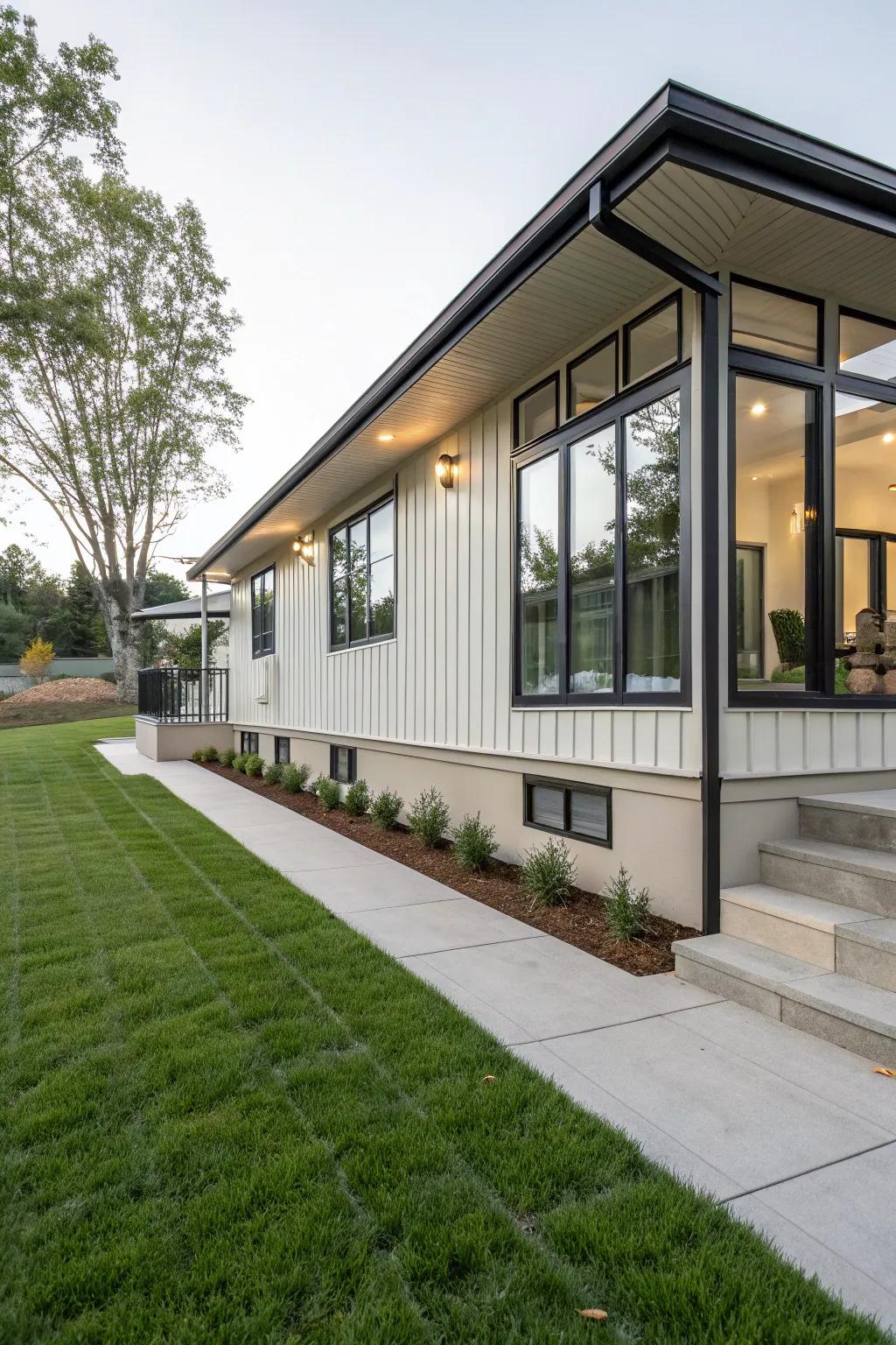 New ground trim can refresh your home's facade.