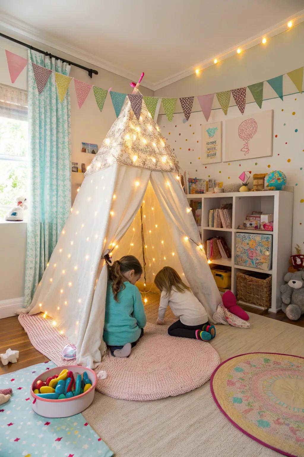 A private space adds an element of adventure.