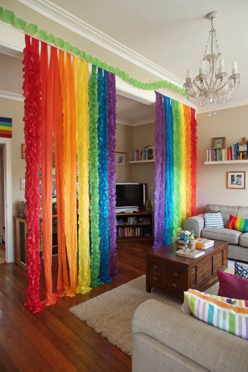 Fill your space with vibrant color palettes.