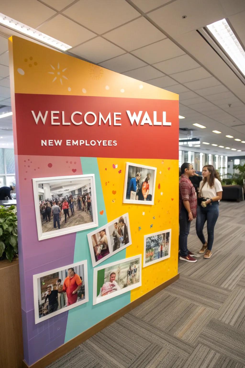 A welcoming area for new hires to integrate them into the team.
