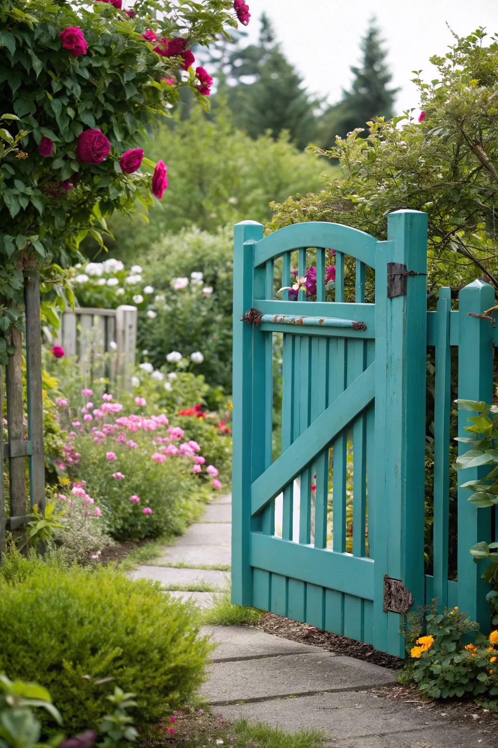 A splash of color adds character to your entrance.