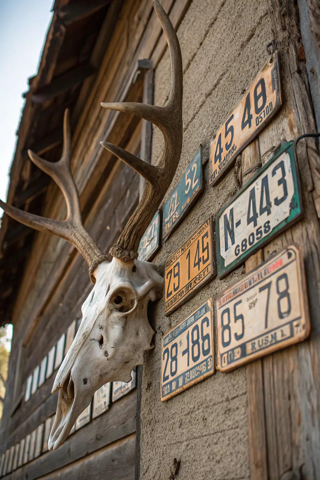 Marry historical context with natural beauty using classic vehicle tags.