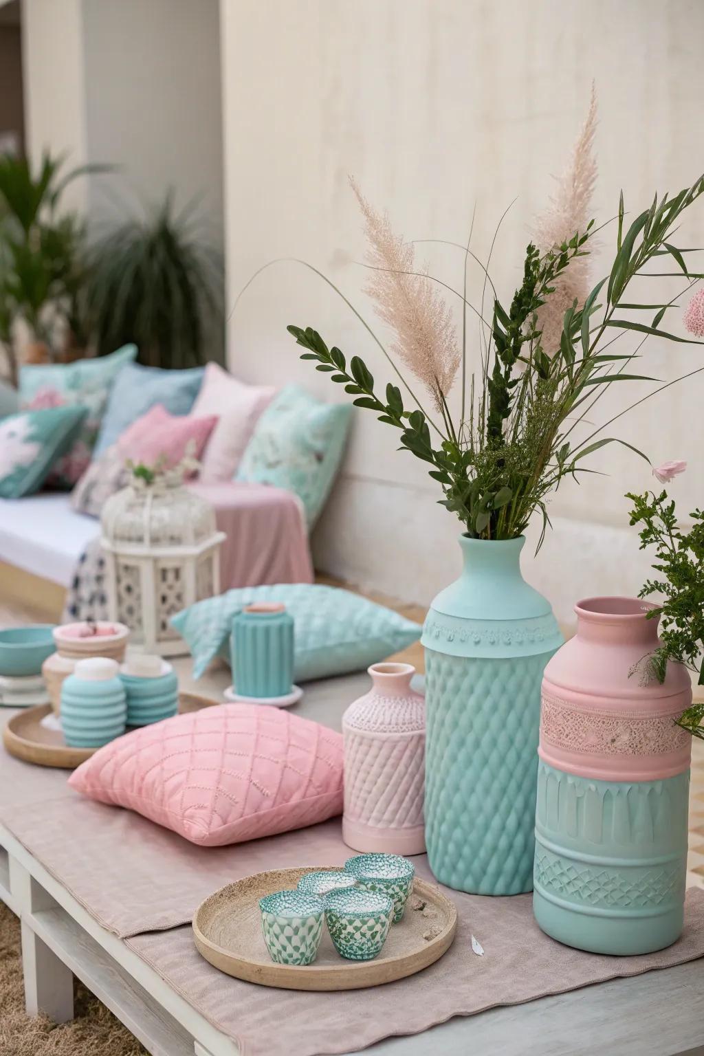Harmonize your decor using a consistent theme.