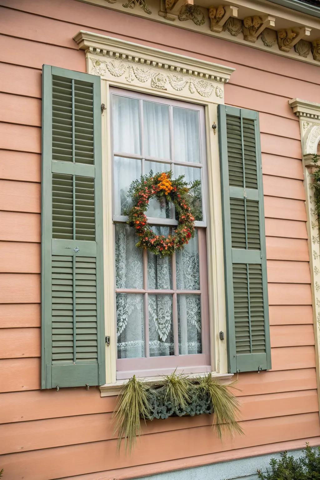 Matching window decor