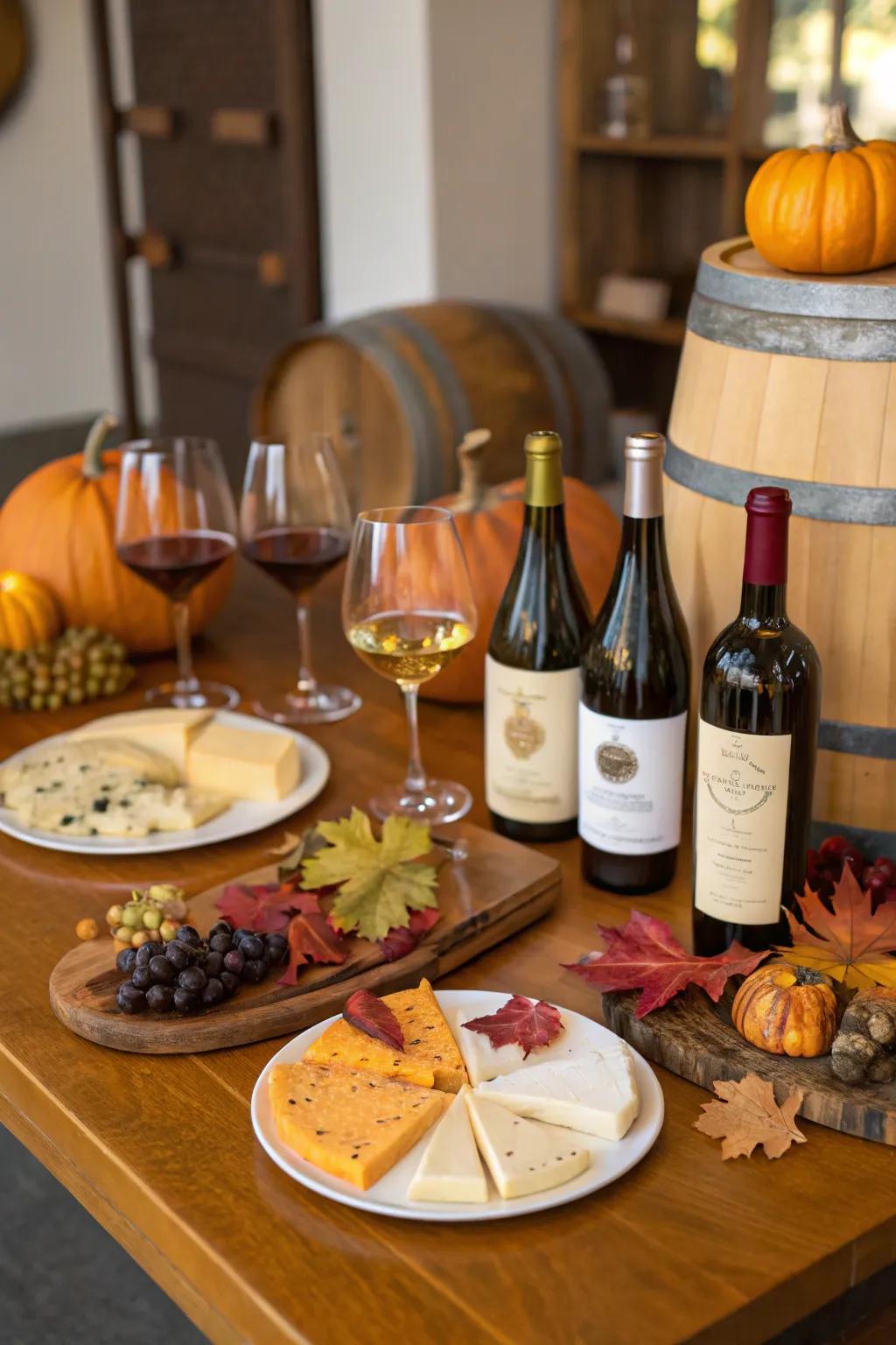 Grape tasting birthday party.