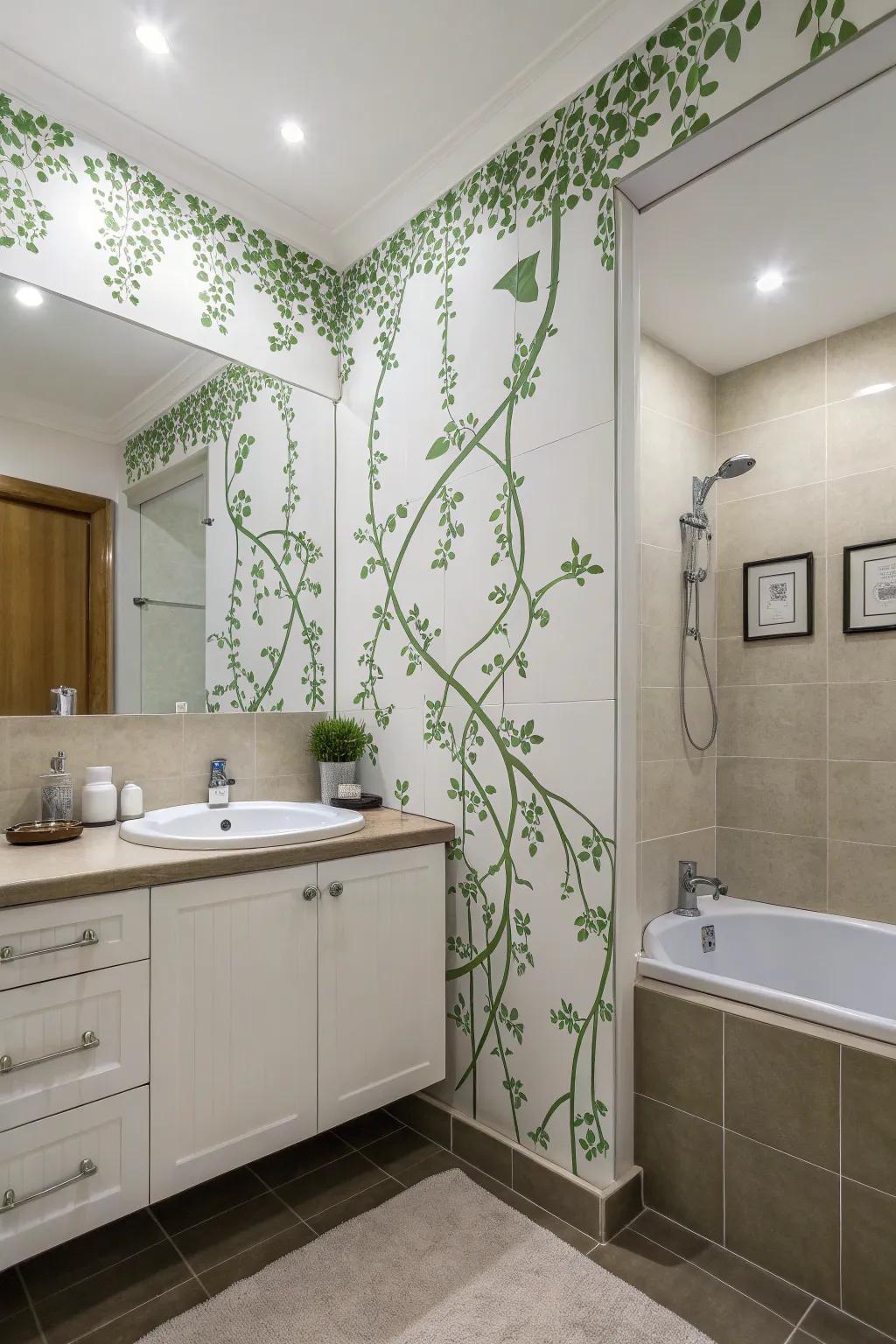 Stencils bring an artistic element.