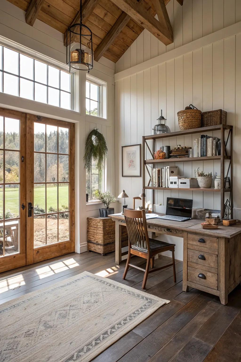 Unobstructed arrangement encourages imagination and productivity.
