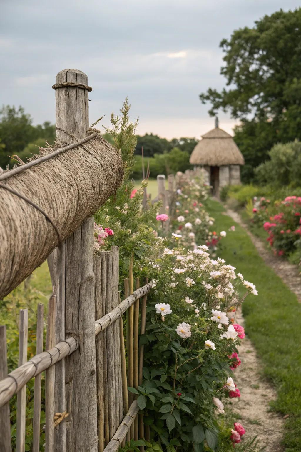 Cane wraps give a raw appeal and natural texture.