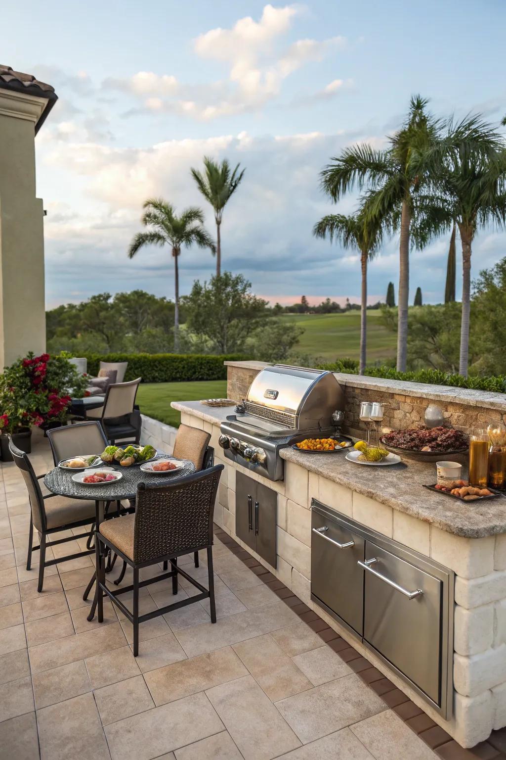 Transform your lanai into a culinary paradise with modern amenities.