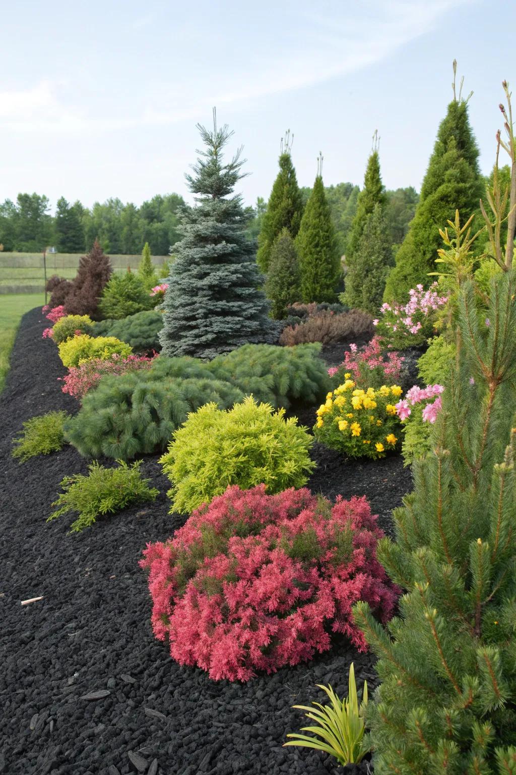 Varied plants keep your garden energetic year-round.