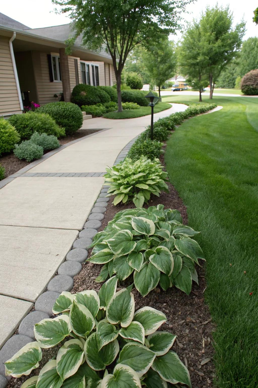 Hostas boost curb appeal for any front yard.