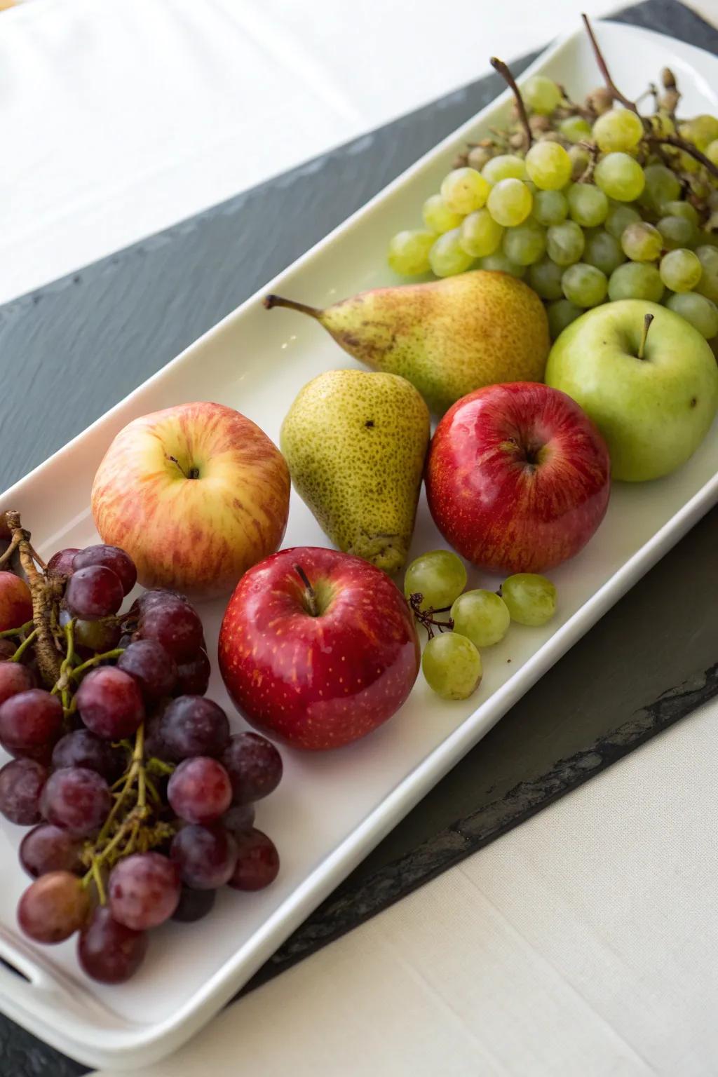 A fruit piece that is uncomplicated but highlights the worth of being minimal.
