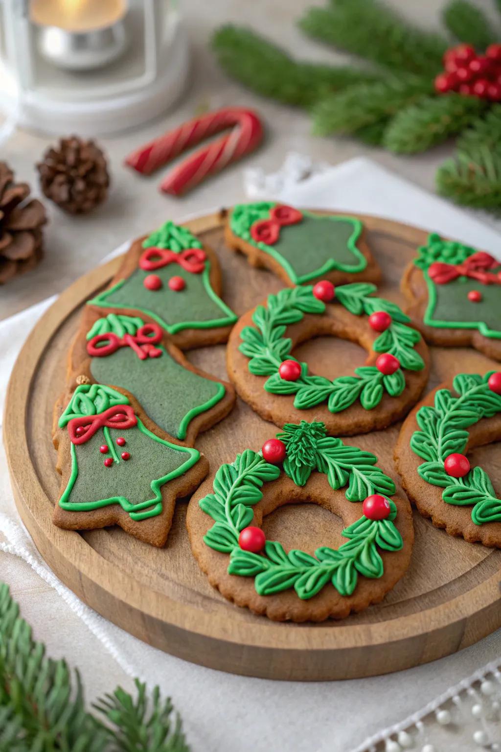 Celebratory garland and chime treats for the holidays.