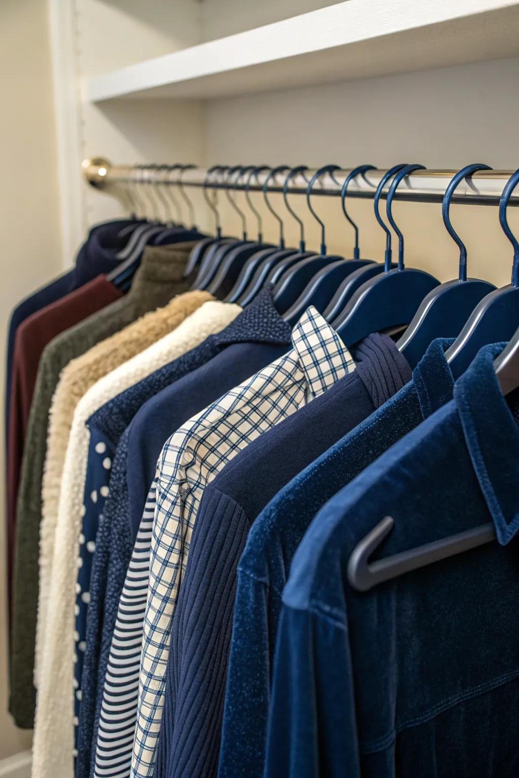 Your wardrobe's appearance and usability are improved by velvet hangers.