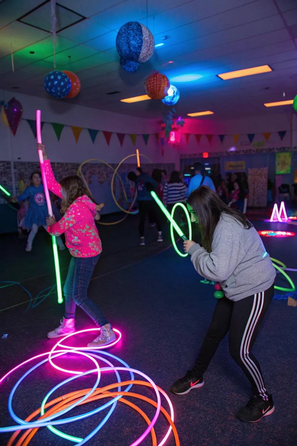 Inject fun with glow stick games that everyone can enjoy.