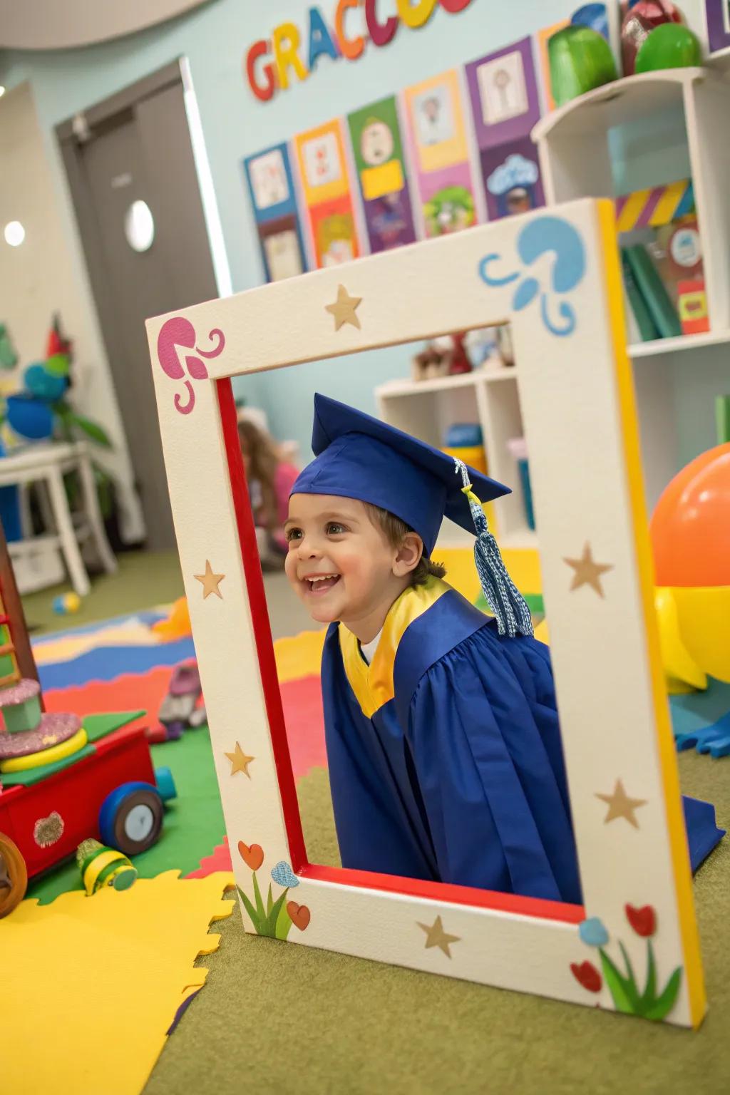 Celebrate young grads with happy, bright frames.