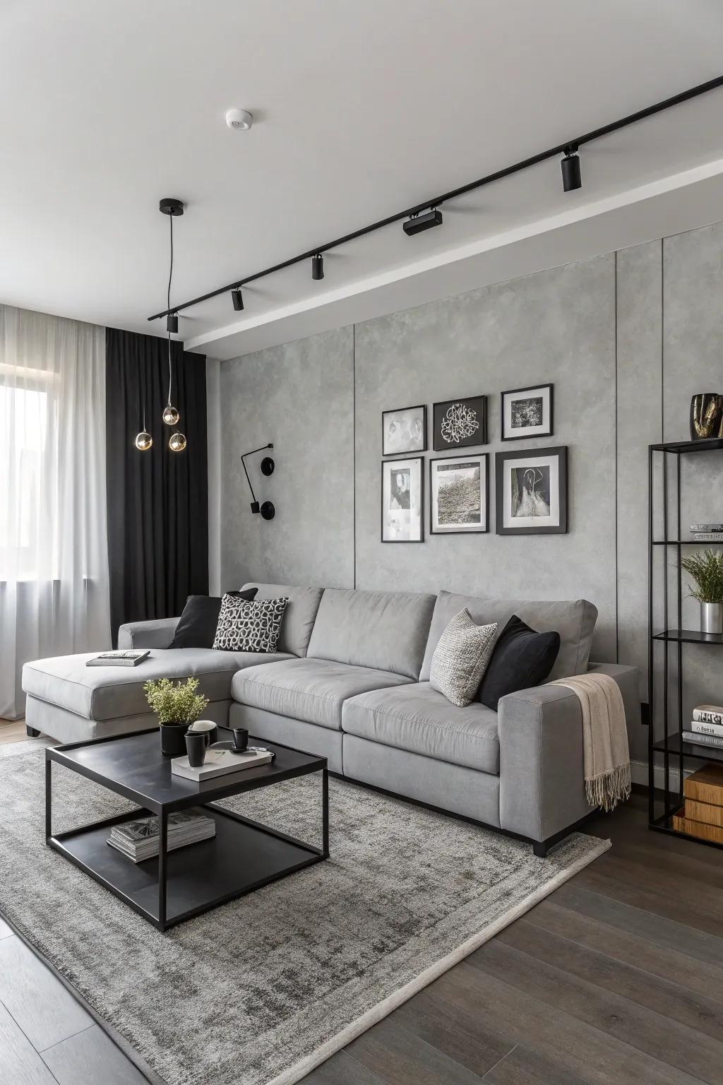 Monochrome color schemes create a modern, stylish look.
