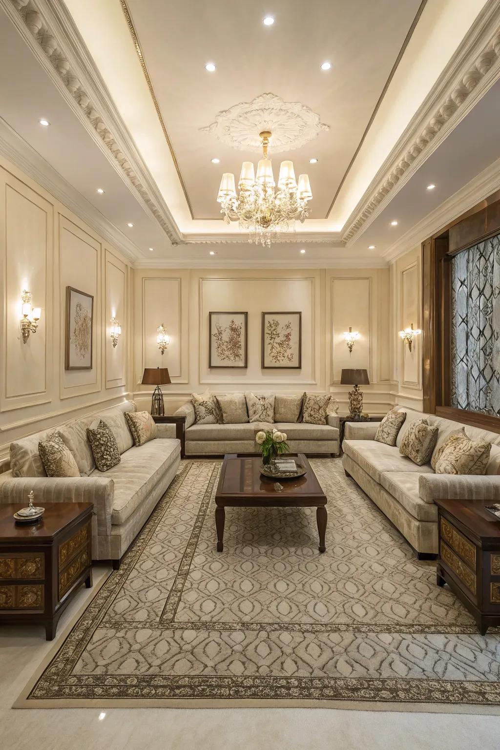 Balance provides harmony and equilibrium to the area.