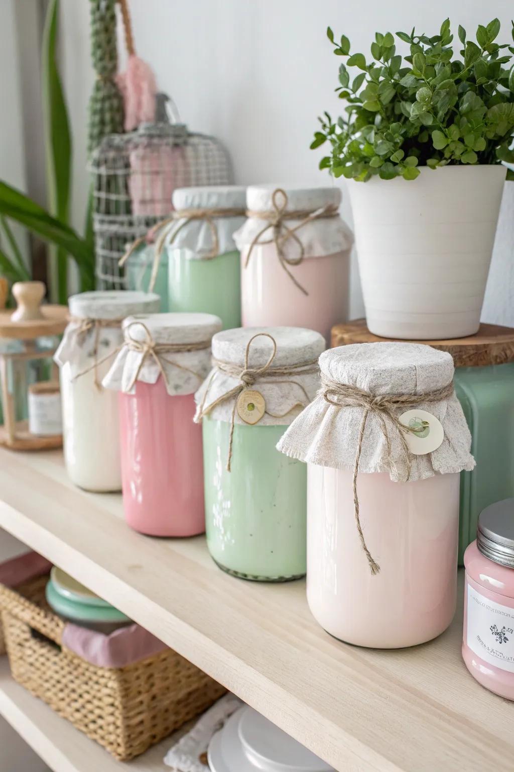 Transform everyday glass jars into chic and functional hair accessory organizers with a dash of creativity and a touch of Boho elegance.